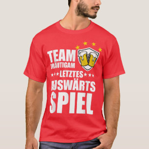 Mens JGA Stag Night Team Groove Letztes Spiel T-Shirt