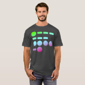 Mens John in Morse Code für HAM Radio T-Shirt (Vorne ganz)