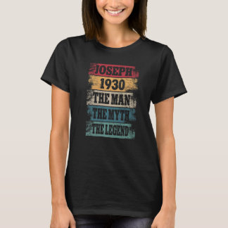 Mens Joseph 1930 92 Jahre 92. Geburtstagsdekoratio T-Shirt