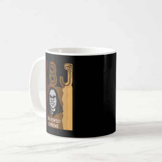Mens Judge Scotus Ketanji Brown Jackson 1st Suprem Kaffeetasse (Vorderseite Links)
