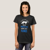 Mens Junge, der mit Füchsen glücklich ist T-Shirt (Vorne ganz)