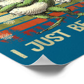 mens Just Farting I Frog Sometimes Poster (Ecke)