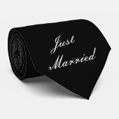 Mens Just Married Krawatte (Gerollt)
