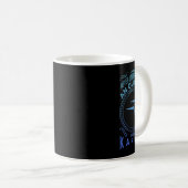 Mens Karate Graphic - Unterschätzen Sie niemals ei Kaffeetasse (VorderseiteRechts)