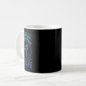 Mens Karate Graphic - Unterschätzen Sie niemals ei Kaffeetasse (Vorderseite Links)