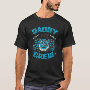 Mens Kart Racing Family Geburtstag Daddy Pit Crew T-Shirt