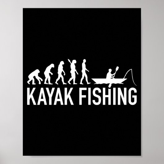 Mens kayak fishing evolution kayak fishing poster (Vorne)
