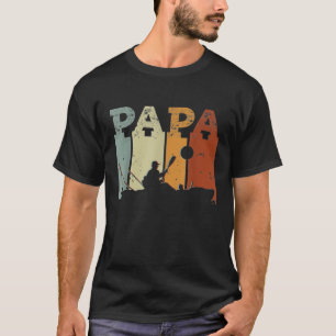 Mens Kayak Kajak VATER Vintage Kunst - Kajakkuchen T-Shirt