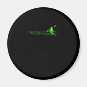 Mens Kayak Kayaking Paddling Graphic Kayaker Magnet