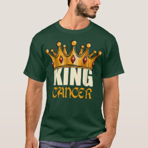 Mens King Cancer Zodiac Birthday Horoskop Astrolo T-Shirt