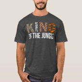 Mens King of the Jungle Birthday Safari Leopard T-Shirt (Vorderseite)