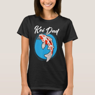 Mens Koi Vater Japanischer Koi Carp Nishikigoi Fis T-Shirt