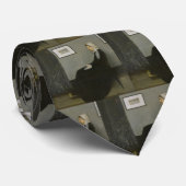 Mens-Krawatte mit Whistler-Mutterschrift Krawatte (Gerollt)