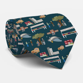 Mens-Krawatte, überall, wo wir im Dienst sind Krawatte