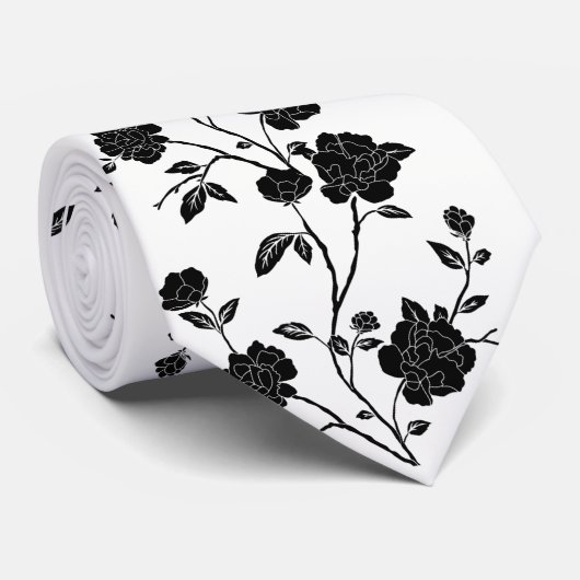 Mens Krawatten floral (Gerollt)