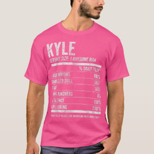 Mens Kyle Nutrition Personalisiert Name Funny Name T-Shirt