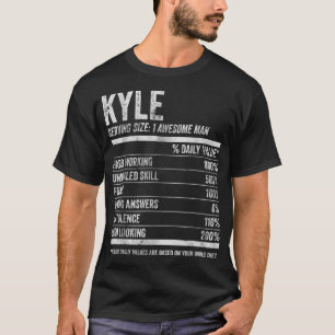 Mens Kyle Nutrition Personalisiert NameFunny Name T-Shirt