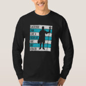 Mens Lacrosse Dad Like A Regular Dad But Cooler 1 T-Shirt (Vorderseite)