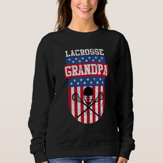Mens Lacrosse Grandpa Sweatshirt (Vorderseite)