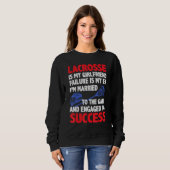 Mens Lacrosse Merch - Niedlicher Phantastischer La Sweatshirt (Vorne ganz)
