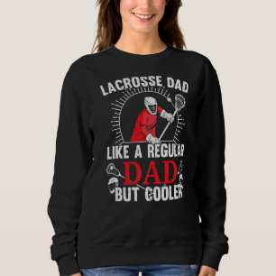 Mens Lacrosse Vater Vaterschaft Bester Vater je Vä Sweatshirt