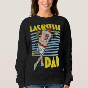 Mens Lacrosse Vater Vaterschaft Bester Vater je Vä Sweatshirt