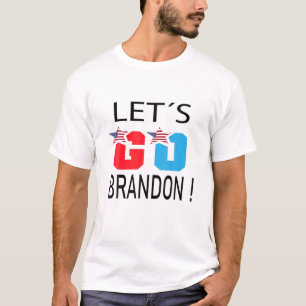 Mens LASS´S GO BRANDON ! ,Funny Political T-Shirt