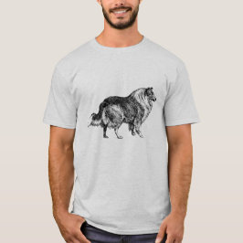 Mens Lassie Collie Dog T-Shirt