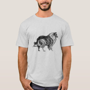 Mens Lassie Collie Dog T-Shirt