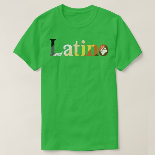 Mens Latino Gay Bear Pride Not Premium T-Shirt (Design vorne)