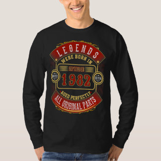 Mens Legends waren im September 1982 40 Jahre Gebo T-Shirt