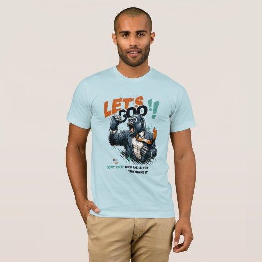 MEN'S LET'S GOO LESSONS LEARN JERSEY T SHIRT  (Vorne ganz)