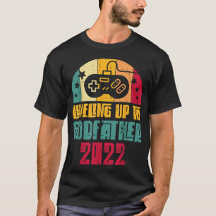 Mens-Leveling bis zum Game-Controller "Godvater 20 T-Shirt