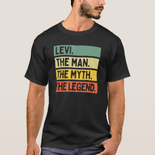 Mens Levi Der Mensch Der Mythos Die Legende Person T-Shirt