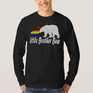 Mens Lgbt Little Brother Bear Gay Pride Equal Righ T-Shirt