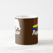 Mens LGBT Papa Bear Gay Pride Gleiche Rechte Kaffeetasse (Mittel)