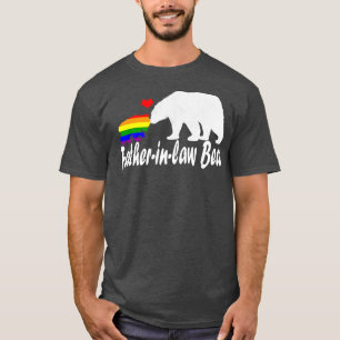 Mens LGBT Vater im Gesetz Bear Gay Pride Equal T-Shirt