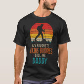 Mens Lieblingswanderbuddies nennen mich Daddy Hike T-Shirt (Vorderseite)