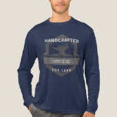 Men's Long Sleeve Handcrafted For Love Tri-Blend Shirt (Vorderseite)