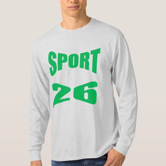 Men's Long Sleeve Shirt ash SPORT 26 (Vorderseite)