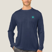 Mens Long Sleeve Triblend Tri-Blend Shirt (Vorderseite)