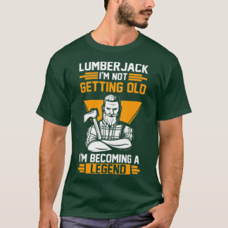 Mens Lumberjack Forestry Lumber T-Shirt