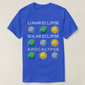 Mens Lunar Eclipse Solar Eclipse Apocalypse Scienc T-Shirt (Design vorne)