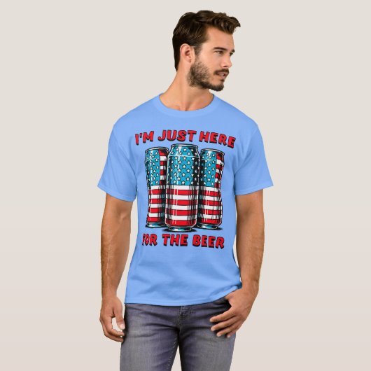 Mens lustig 4. Juli T-Shirt (Vorne ganz)