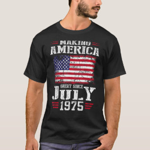 Mens machen Amerika seit Juli 1975 zum großen Gebu T-Shirt