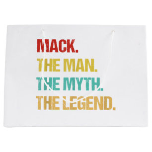 Mens Mack The Man The Myth The Legend Große Geschenktüte