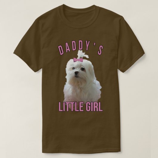 Mens Maltese Hunde Vater Eigentümer Liebe Dog Pict T-Shirt (Design vorne)