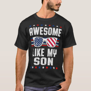 Mens Mama Vater Zitat Phantastisch wie mein Sohn g T-Shirt
