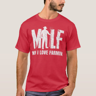 Mens Man I Liebe Landwirtschaft Bauer Züchter T-Shirt