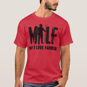 Mens Man Ich liebe Landwirtschaft Lustiger Bauernh T-Shirt